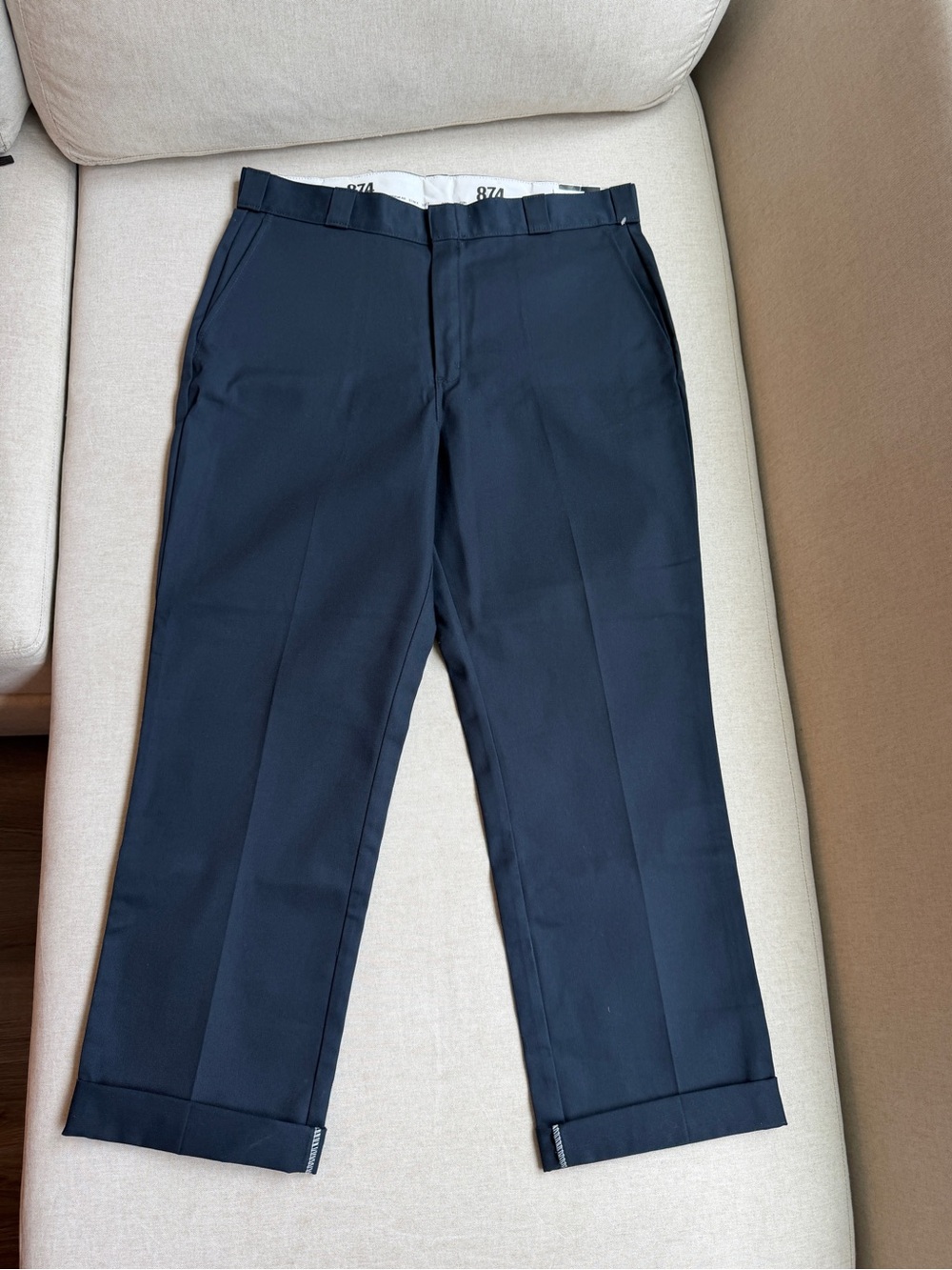 Women’s Size 14 Navy Straight-Leg Dress Pants